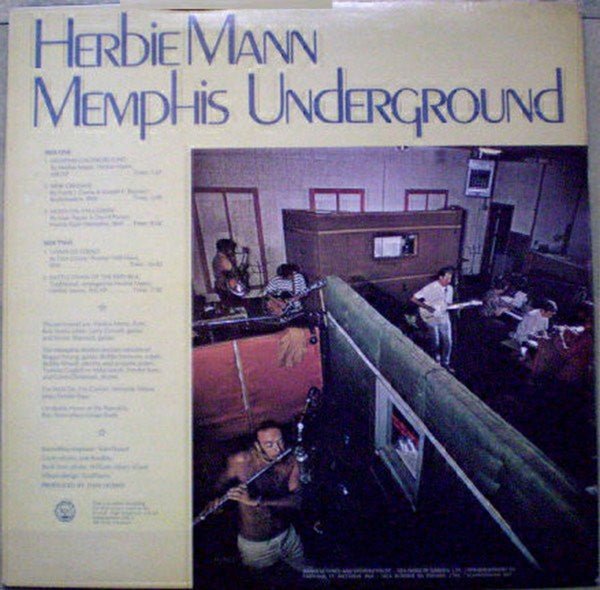 Herbie Mann Memphis Underground Vinyl Pursuit Inc