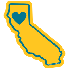 Heart in California So Cal Los Angeles San Francisco Arcata Humboldt Shasta Redwoods Hollywood Beverly Hills Orange COunty San Diego Wine Country Mendocino