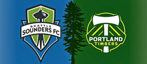 Seattle Sounders vs Portland Timbers MLS FC Major League Soccer Teams Playoffs Semifinals Post Season
