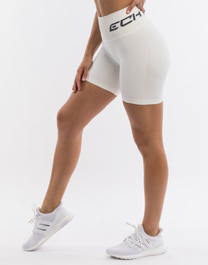 Arise Scrunch Shorts - White