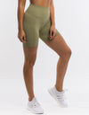 Arise Scrunch Shorts - Khaki