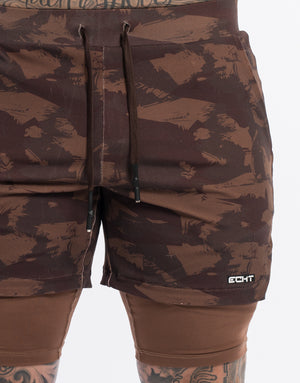 Boost Shorts - Brown Camo