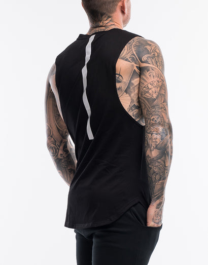 Echt Synth Muscle Top - Black