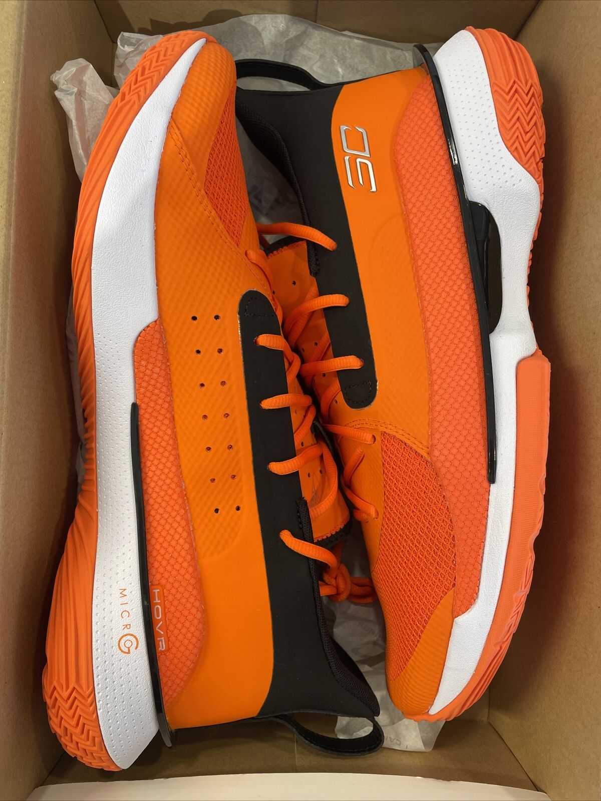 orange and black under armour