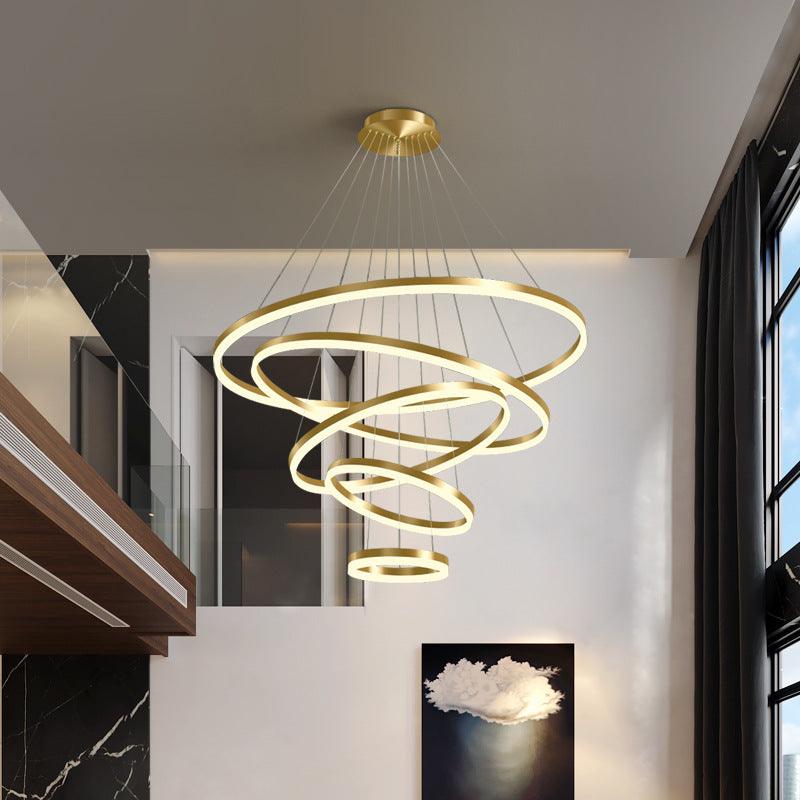 5 ring chandelier