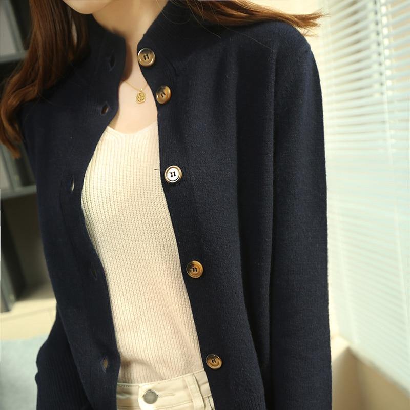 merino wool cardigan ladies