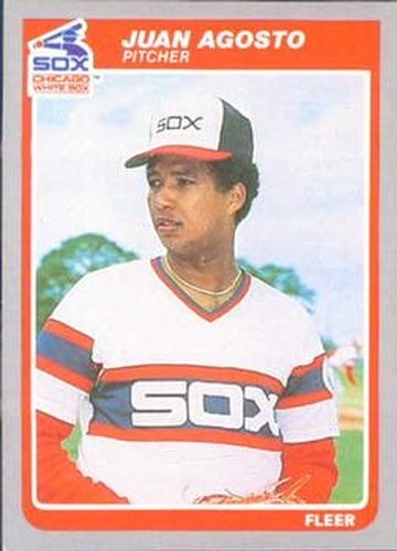 1985 Fleer #506 Juan Agosto VG Chicago White Sox