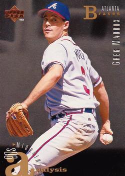 101 Greg Maddux - Atlanta Braves - 1995 Upper Deck Baseball – Isolated Cards