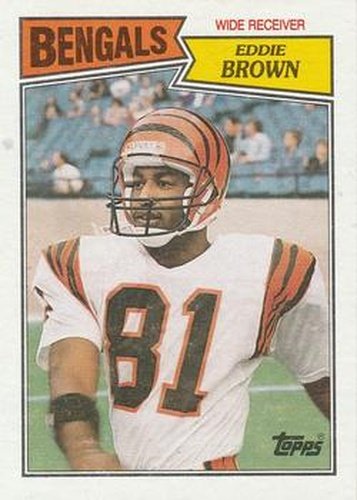189 Eddie Brown - Cincinnati Bengals - 1987 Topps Football