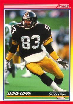 249 Louis Lipps - Pittsburgh Steelers - 1990 Score Football – Isolated Cards