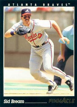 204 Sid Bream - Atlanta Braves - 1993 Pinnacle Baseball – Isolated Cards