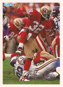427 Ricky Watters - San Francisco 49ers - 1994 Fleer Football – Isolated  Cards
