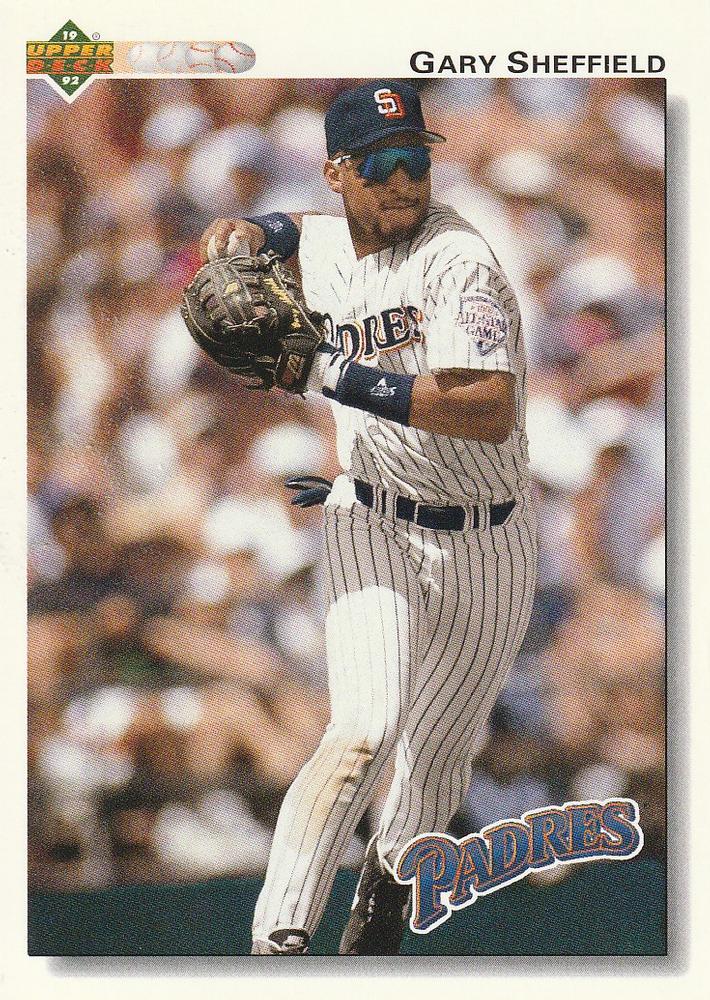 745 Gary Sheffield - San Diego Padres - 1992 Upper Deck Baseball – Isolated  Cards