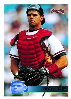 367 Javy Lopez - Atlanta Braves - 1996 Topps Baseball – Isolated Cards