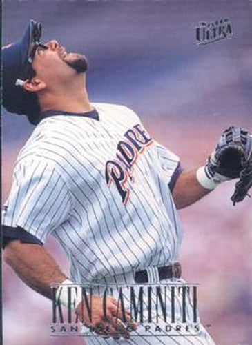 282 Ken Caminiti - San Diego Padres - 1996 Ultra Baseball – Isolated Cards