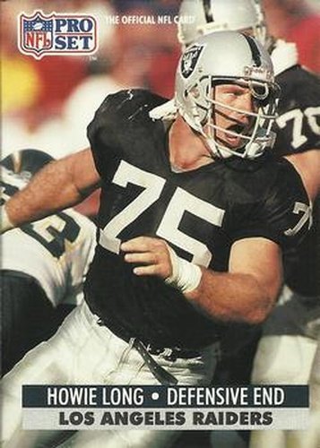 Hall of Fame defensive end Howie Long of the Los Angeles Raiders News  Photo - Getty Images