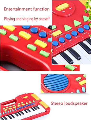 ACMEDE Multi-function 31 Key Piano Electronic Organ Music Child Musical Electronic Karaoke Keyboard Microphone Kids ,Early Education Music Toy