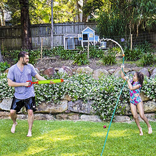 ALEENFOON Flying Foam Plane Air Rocket Launcher Toy Set For Kids, Aircraft Pump Rocket Toy Water Gun Water Pistol Shooter Soaker Blaster Outdoor Toys Gift For Children Boys Grils Age 6 and up