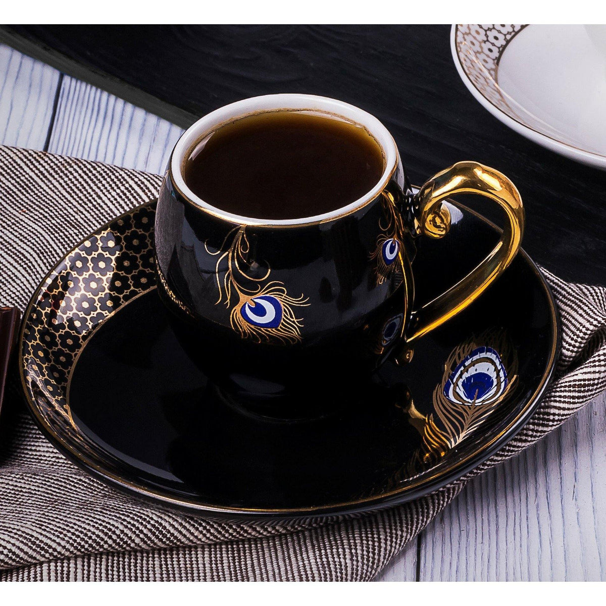 Details about   Luxury Coffee Set Home Arabic Greek Turkish Kitchen Evil Eye Total Handmade 