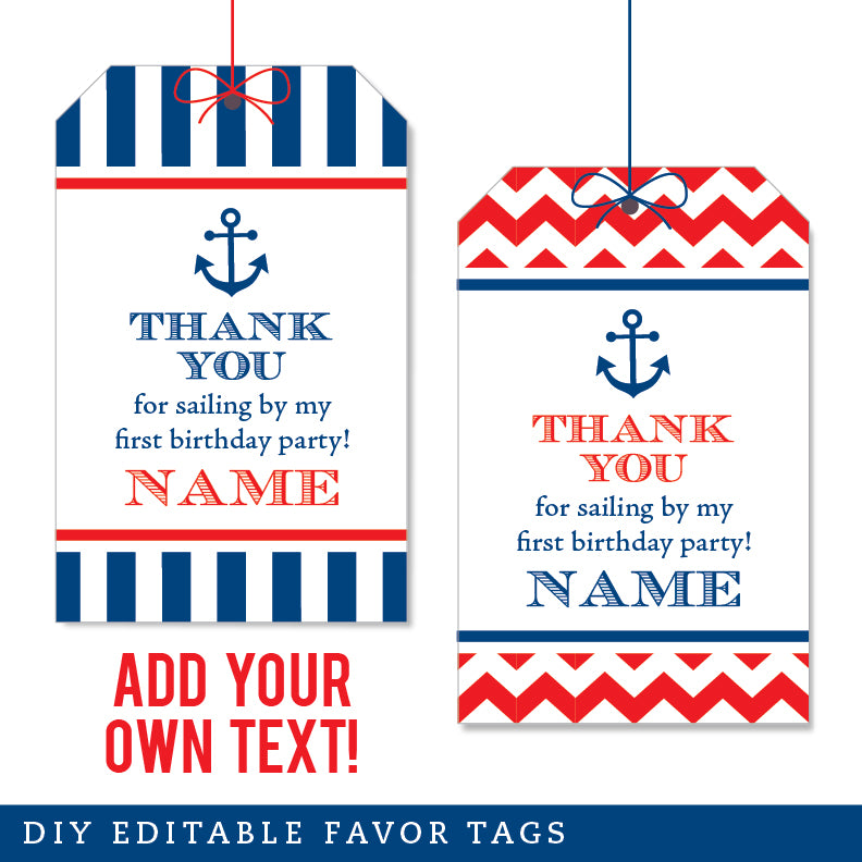 nautical birthday invitations