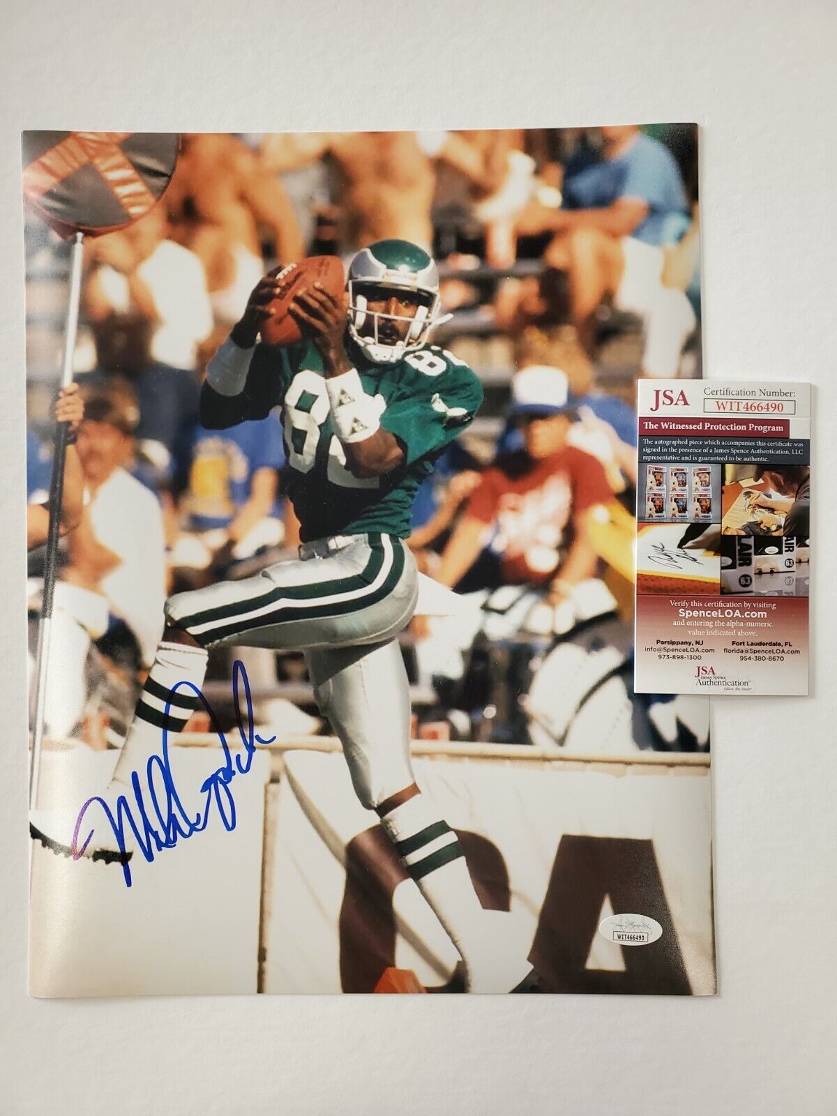 Vince Papale Autographed Philadelphia Eagles (Action) 8x10 Photo w/ I –  Palm Beach Autographs LLC