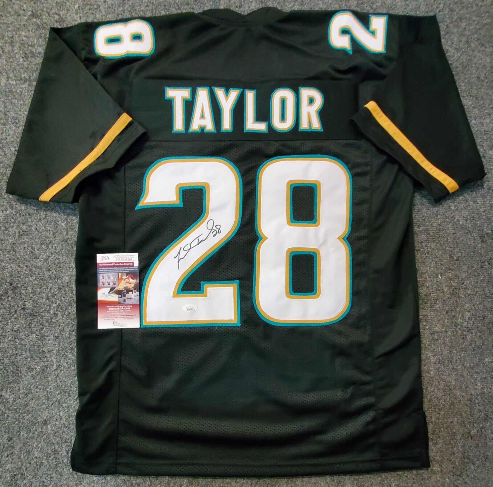 footballcollectible Byron Leftwich Autographed Jacksonville Jaguars Jersey