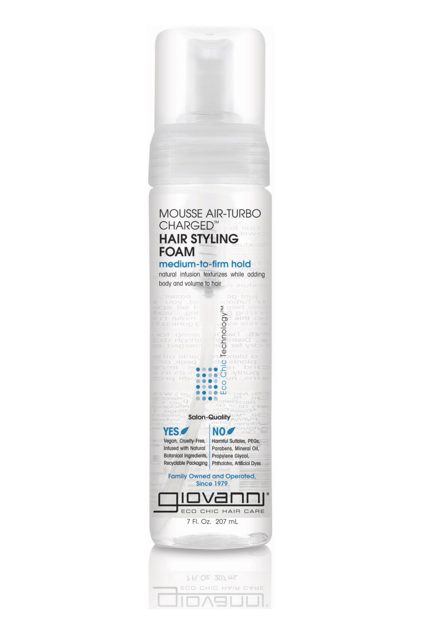 Natural Mousse Hair Styling Foam – 