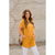 Mustard Cinched Shoulder Tunic