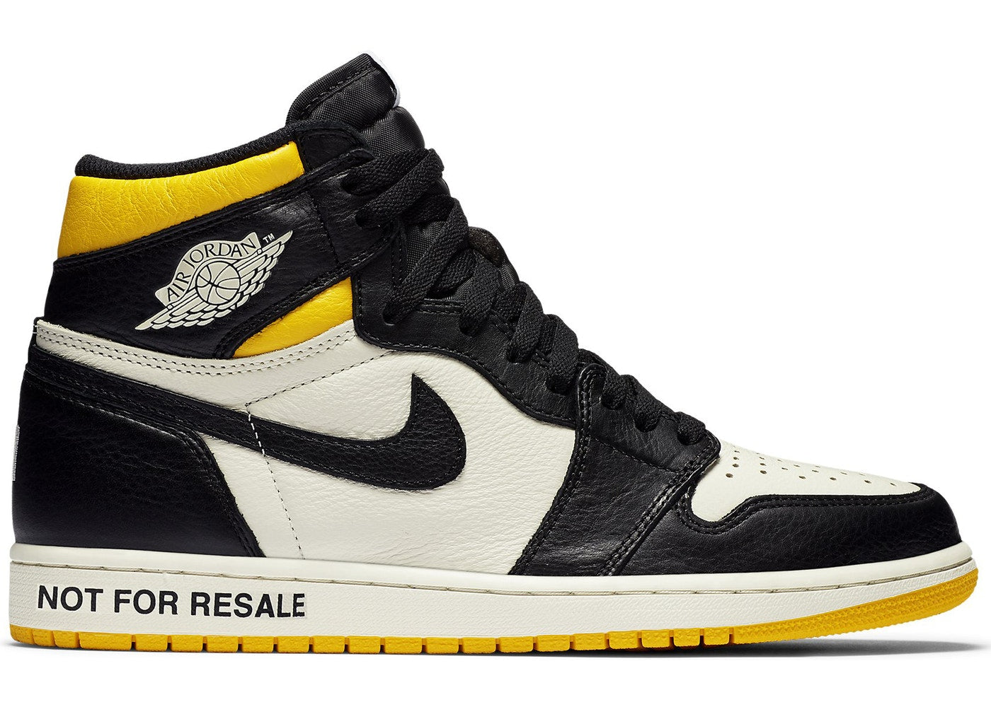 jordan 1 not for resale varsity maize