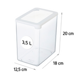GastroMax storage jars KLAR - White