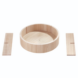 iDesign HOME EDIT - Turntable Lazy Susan WOOD with compartments - 30.5x9cm