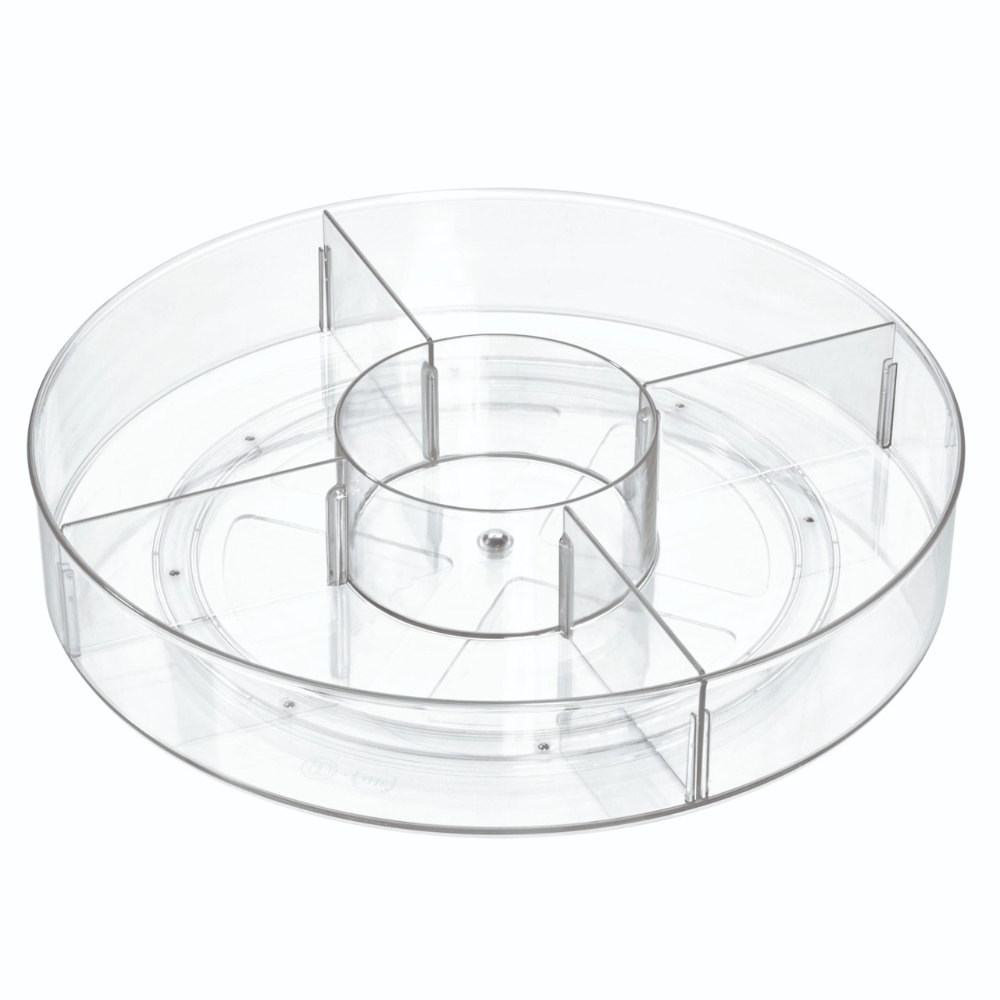 iDesign HOME EDIT - Turntable Lazy Susan CLEAR - 45.7x9.5cm