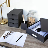 Bigso Oskar storage box A4 - dark gray - BINS AND BOXES