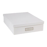 Bigso Oskar Storage Box A4 - White - BINS AND BOXES