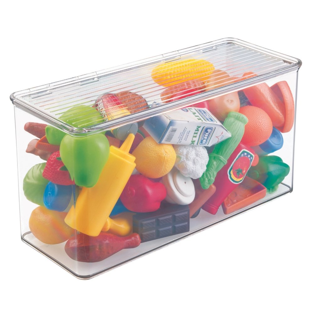 idesign binz - storage box clear with lid - various size - BINS AND BOXES