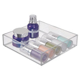 Idesign Clarity drawer organizer, clear, plastic, in various sizes