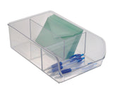 idesign linus - storage tank clear - 3 subjects - BINS AND BOXES