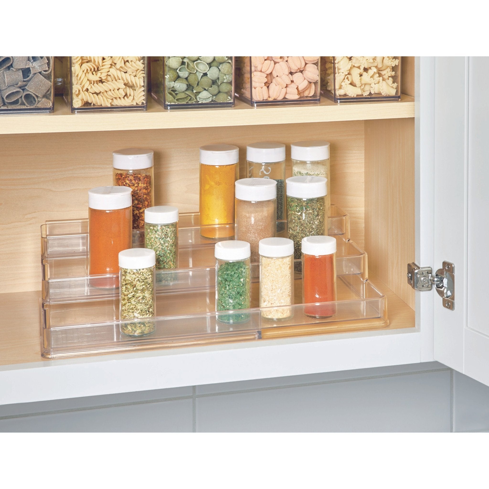 idesign linus - kitchen and spice shelf clearly - extendable - BINS AND BOXES