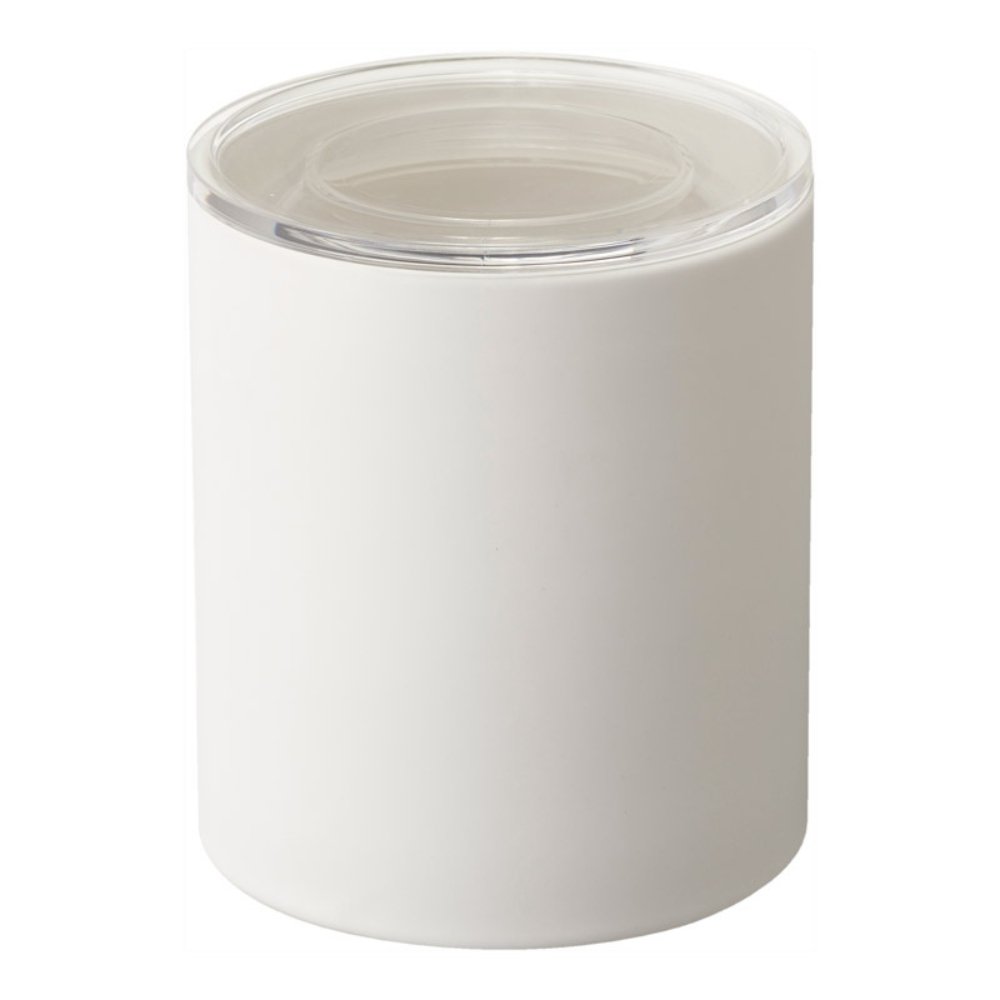 Yamazaki Tower ceramic can white - various size - BINS AND BOXES