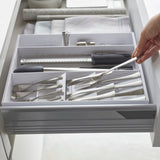 Yamazaki Tower drawer organizer cutlery - white - BINS AND BOXES