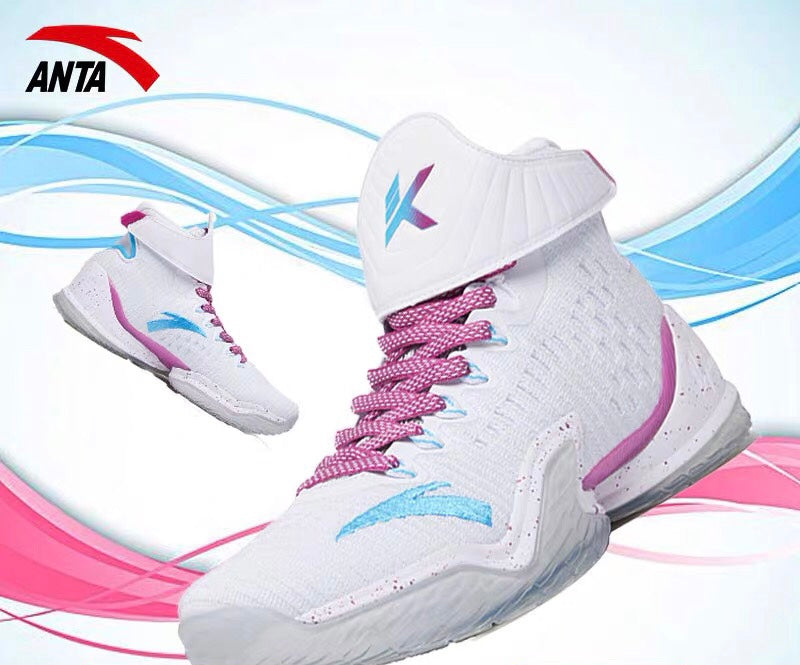 anta pink shoes