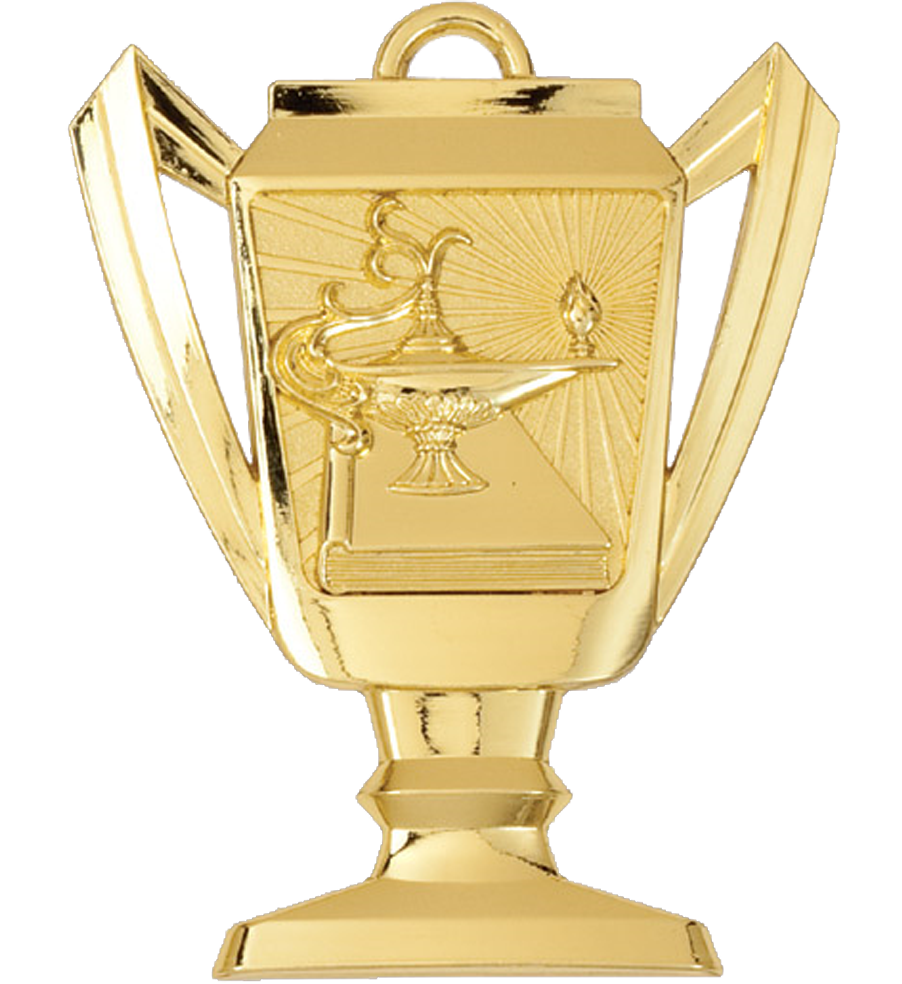 lamp perfect attendance insert trophy award clear acrylic 