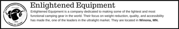Enlightened Equipment - Outdoor Gear Brands Made in Designed in Minnesota