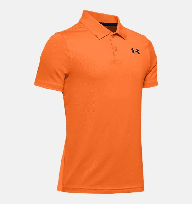 orange under armour shirt youth