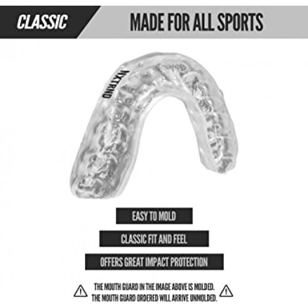 2 Pack Nxtrnd Classic Mouth Guard Sports Thin Professional Boxing Mouthguard Mou 