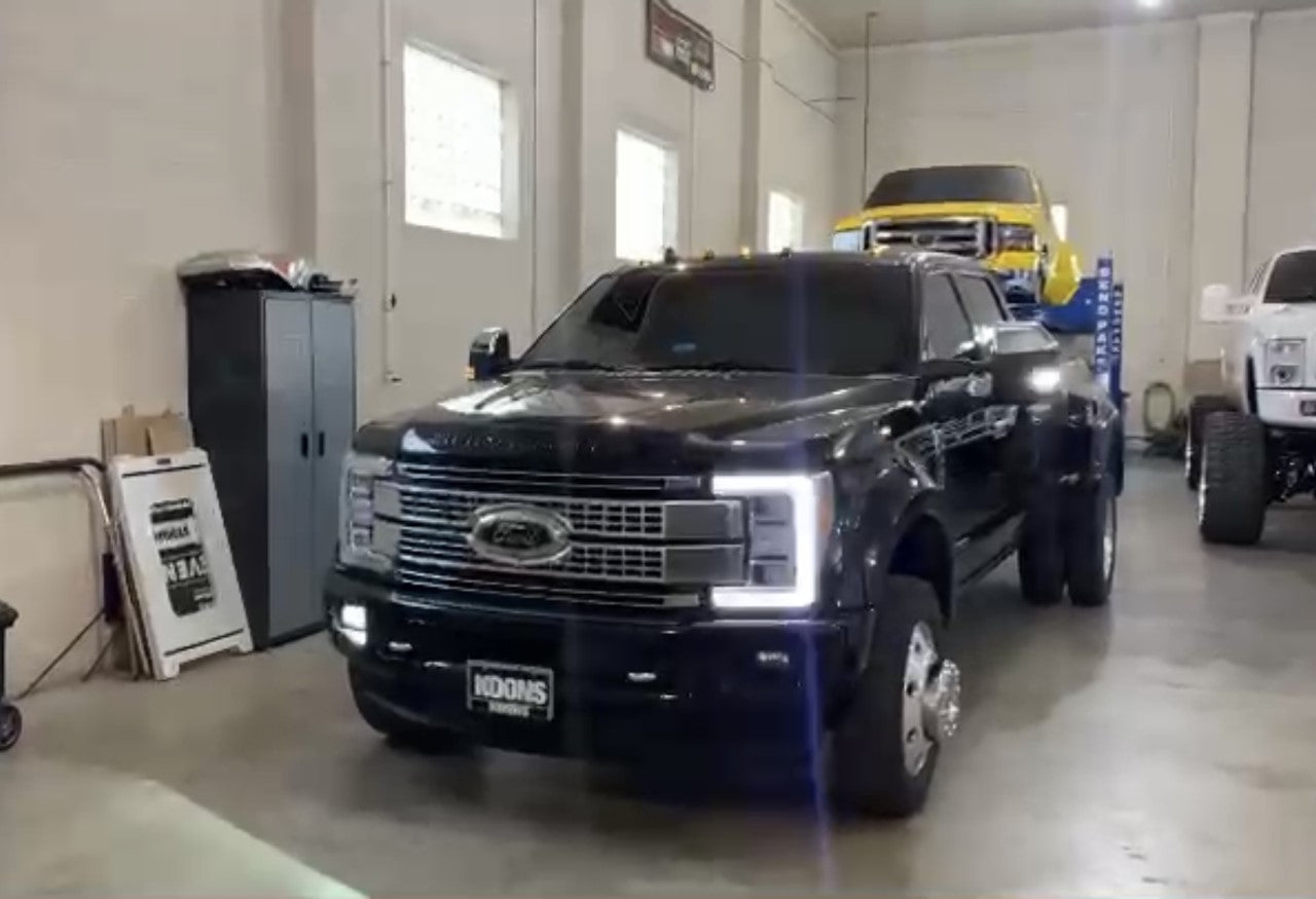 2019 f350 strobe light kit