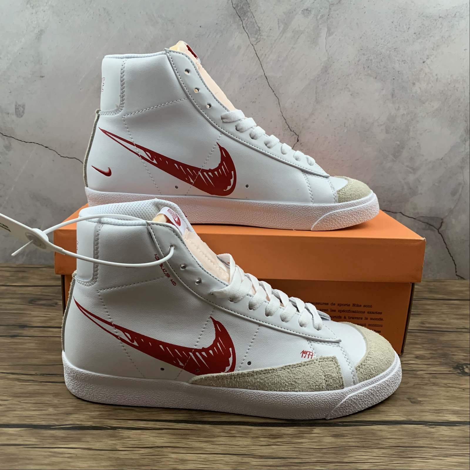 nike blazer paint