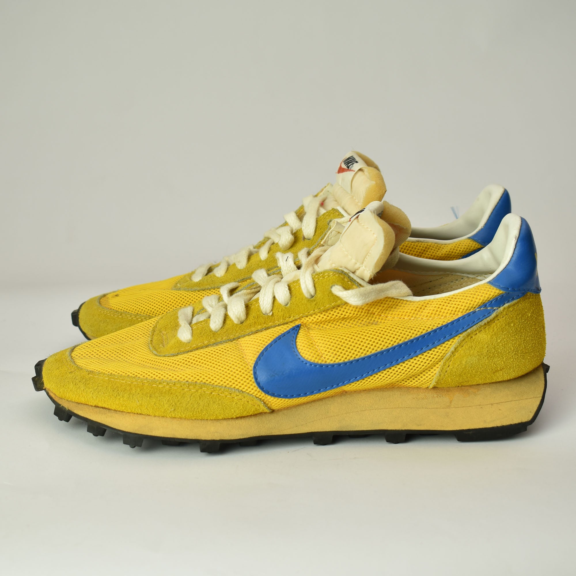 metodología almohada Año nuevo Vintage 1979 Nike Waffle Tailwind Trainers Sneakers Yellow Shoes Made – The  Only Vintage