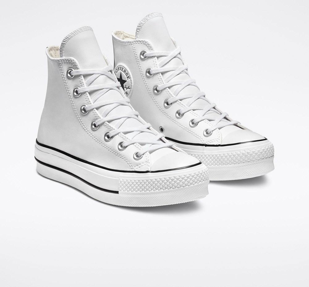 converse platform hi white