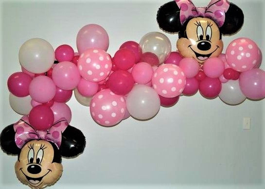 eetbaar Verdeelstuk herten Minnie Mouse Backdrop Balloon Garland – Balloonscharlotte